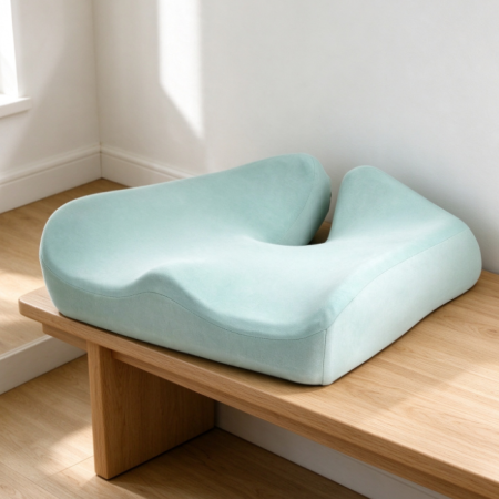 U-Shaped Ergonomic Slow-Rebound Memory Foam Seat Cushion for Home Use